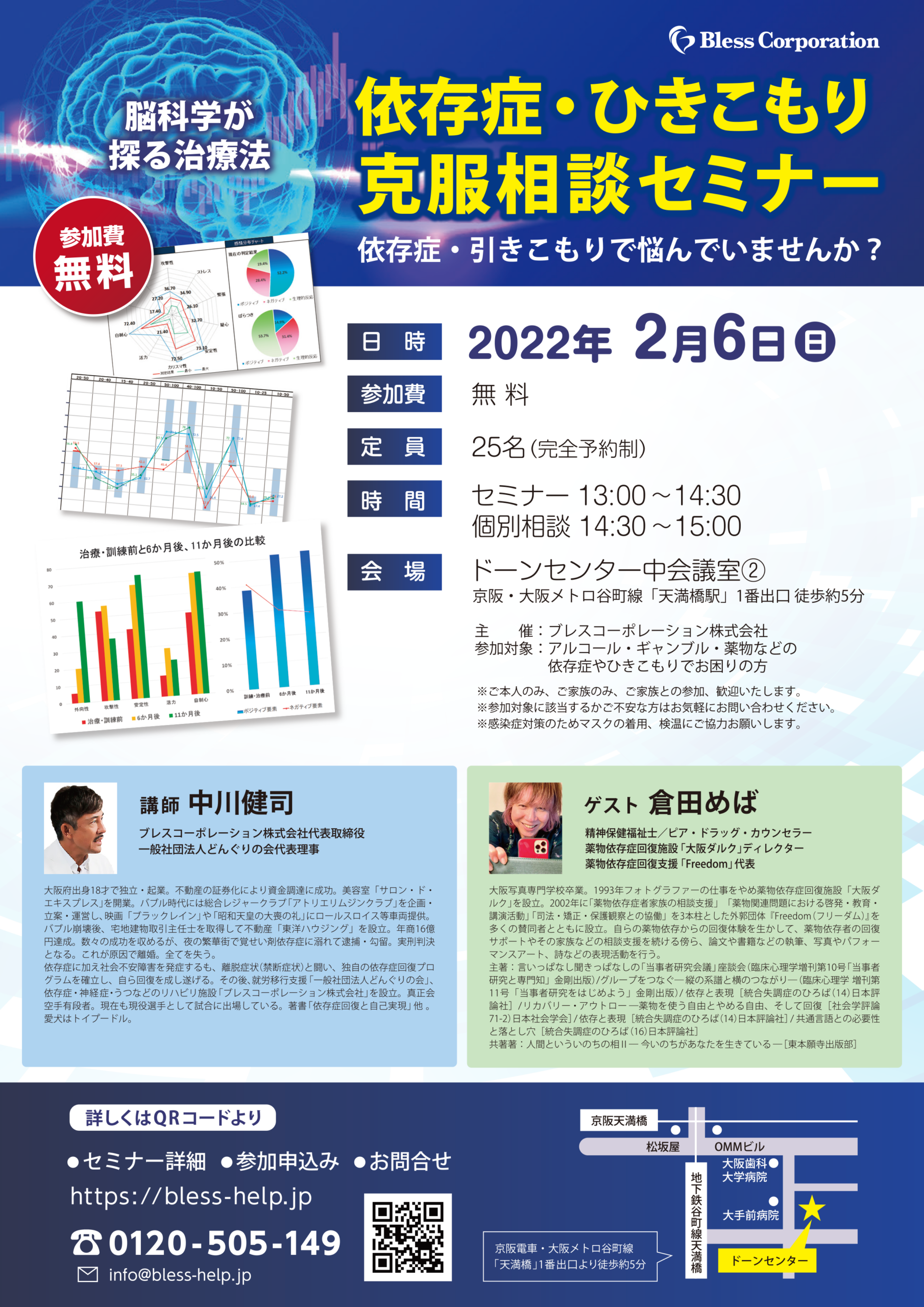【セミナー】依存症・ひきこもり克服のための相談セミナーを初開催