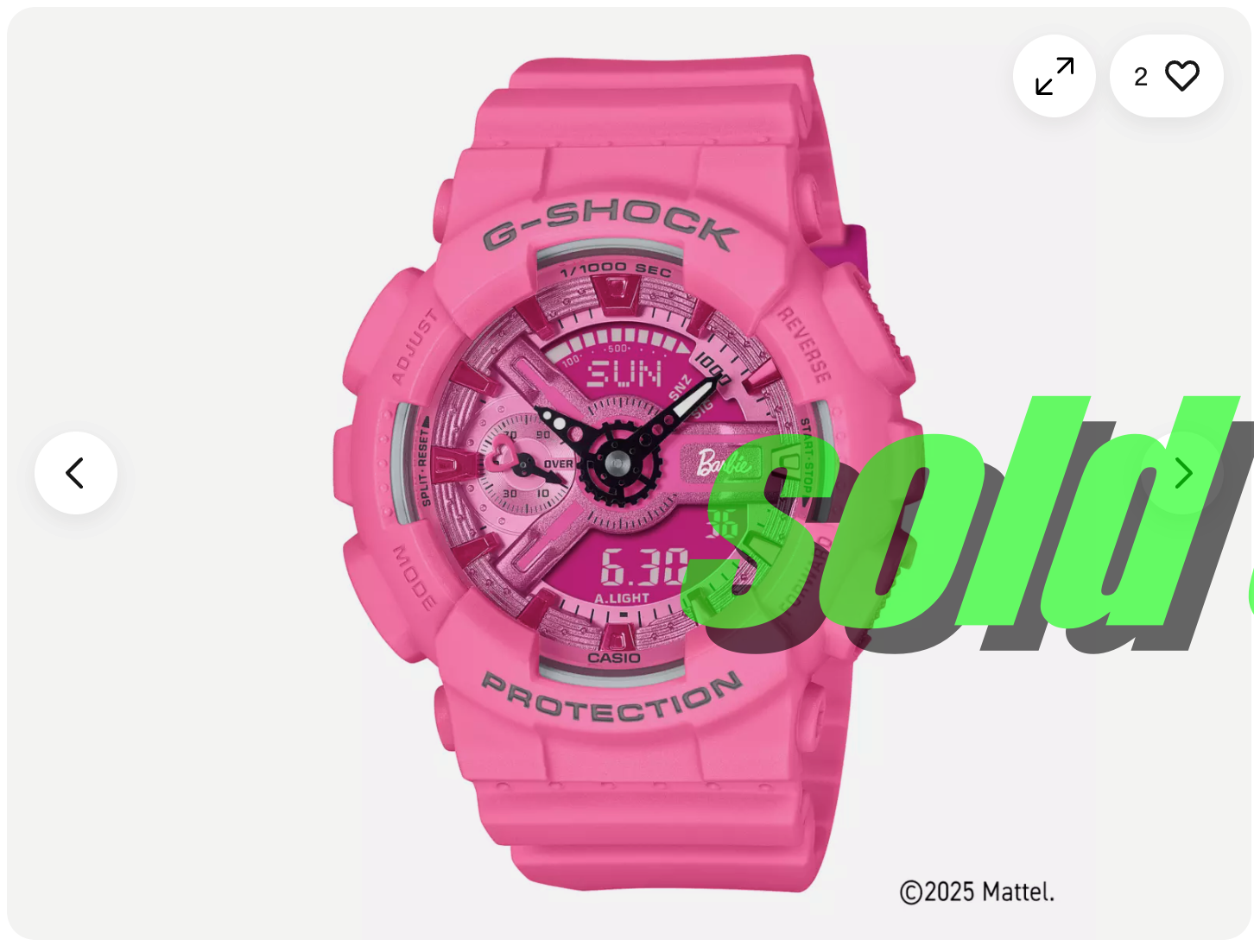 G-SHOCKが売れました！（リワーク滝井）