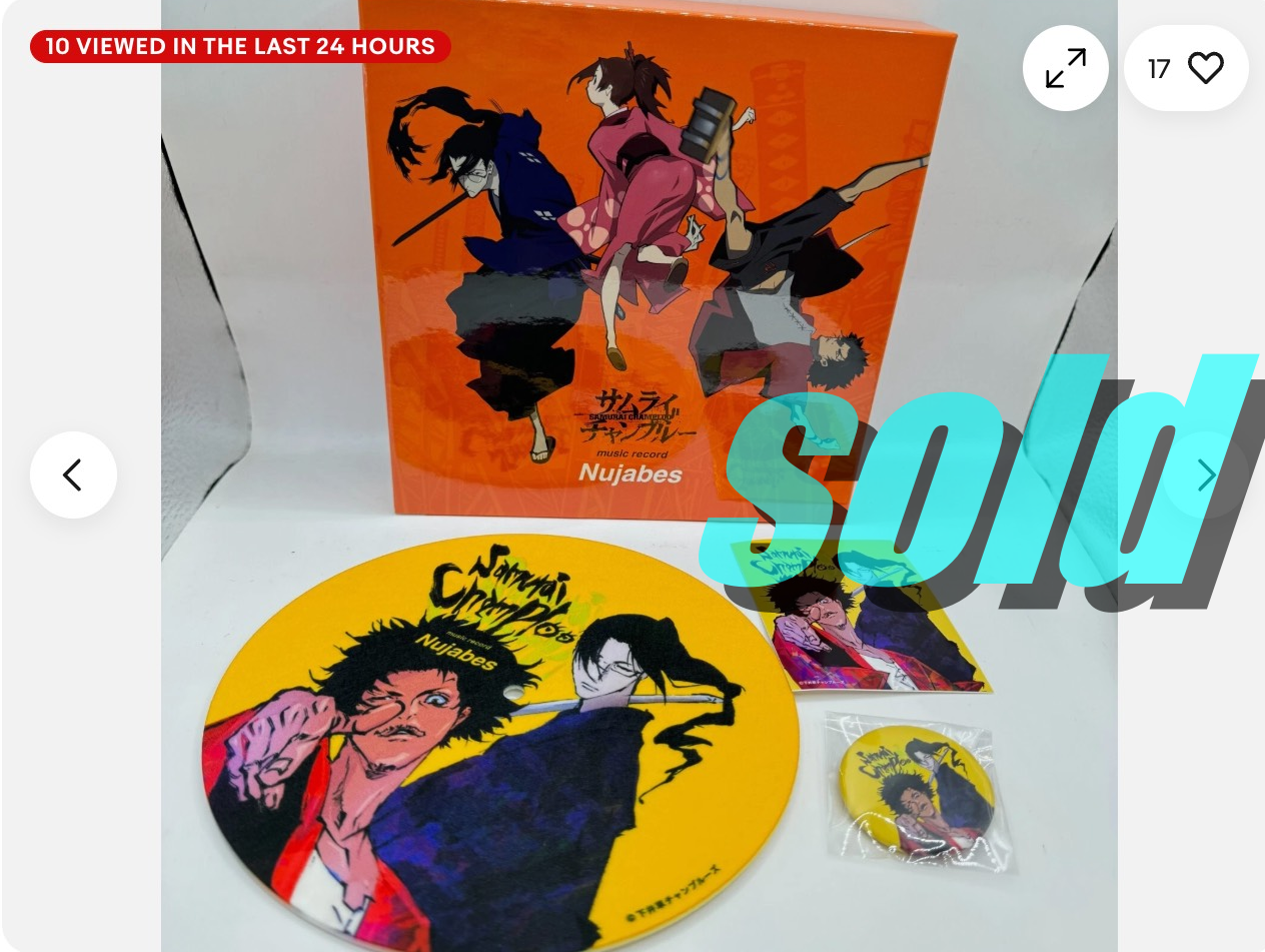 アニメのレコードが売れました♪（リワーク滝井）