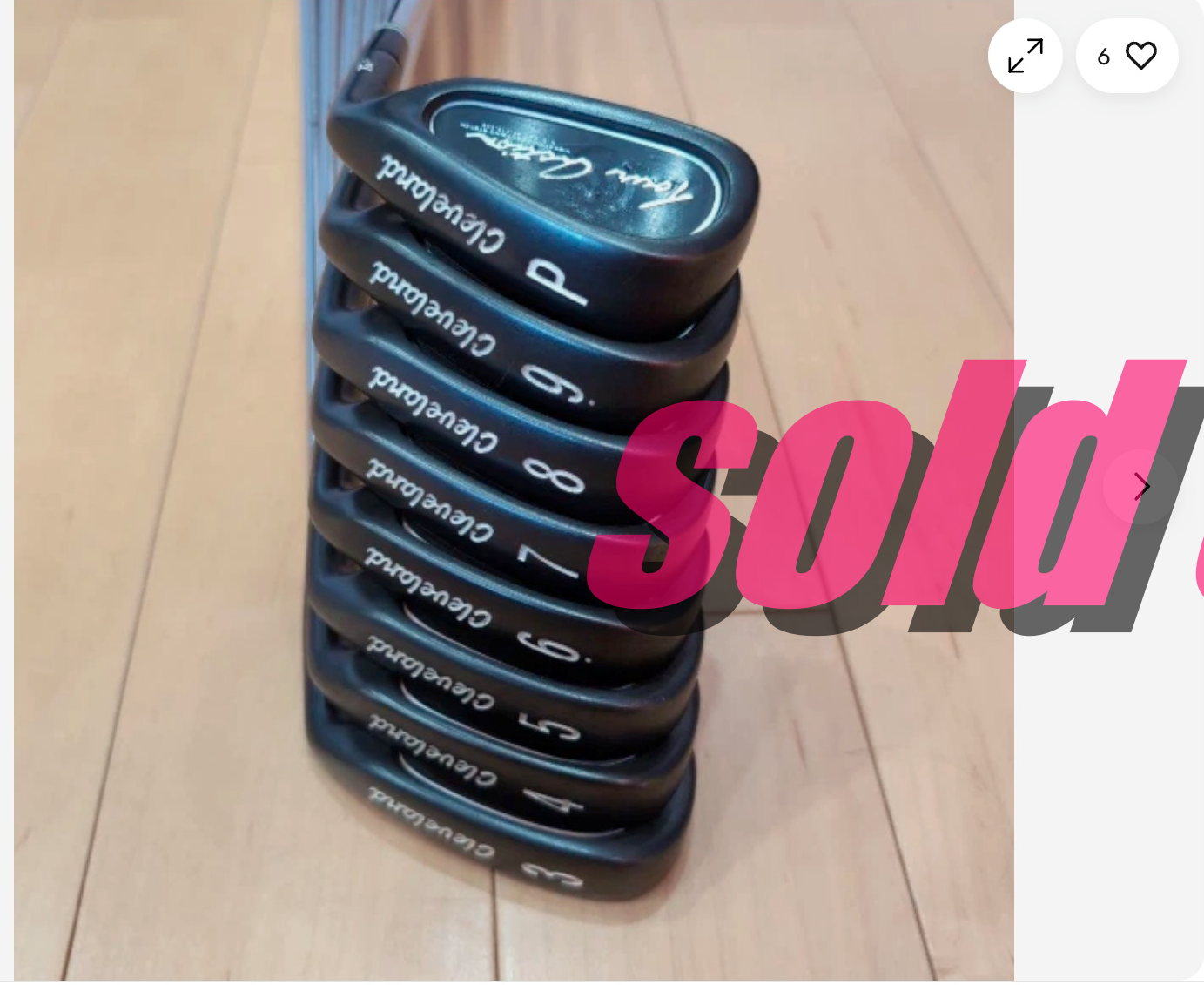 またゴルフのアイアンセットが売れました！