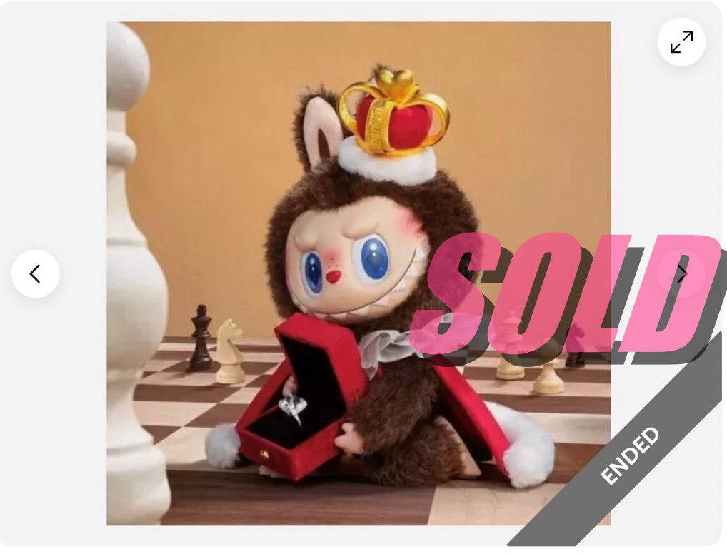 ラブブのぬいぐるみが売れました！