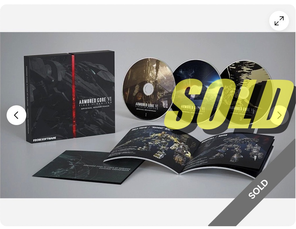 ゲームの音楽CDが売れました！