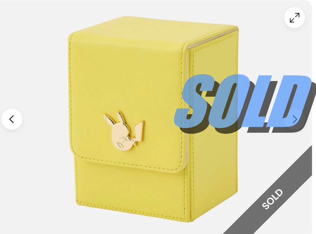 ポケモンのフリップデッキケースが売れました！