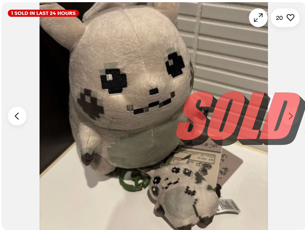 ピカチュウのぬいぐるみセットが売れました！