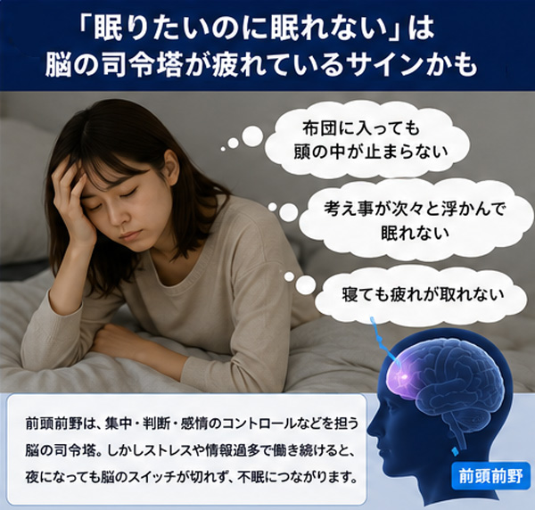 眠れないのは脳のせい？TMS治療と睡眠の質を高める方法